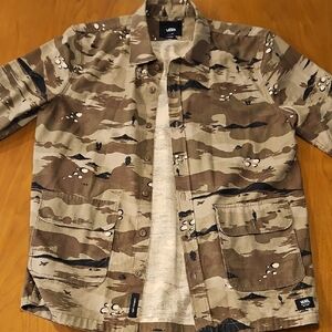 Vans Brown Camo Button-Up Jacket